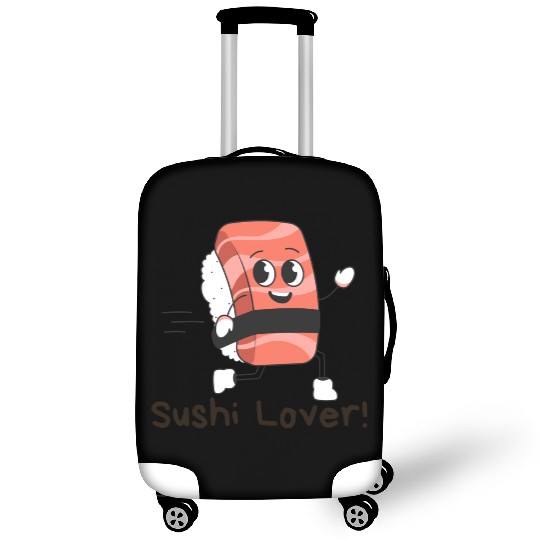 Sushi lover enjoy eating japanese sushi Luggage Covers