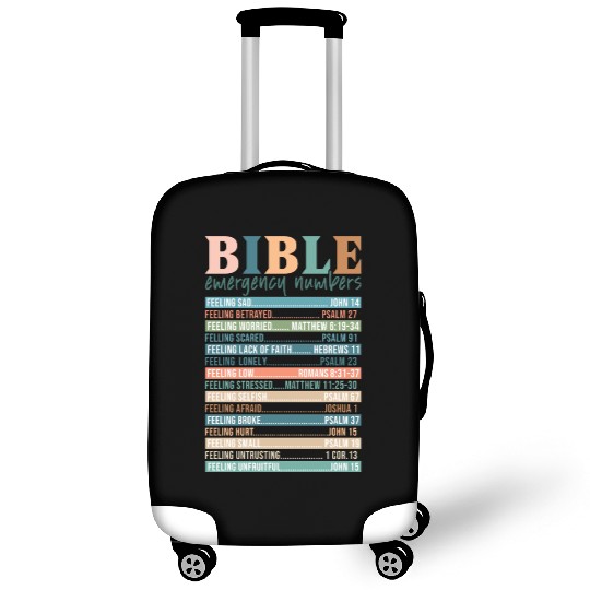 Bible Emergency Numbers Luggage Covers
