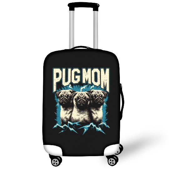 Pug Mom Bootleg Luggage Covers
