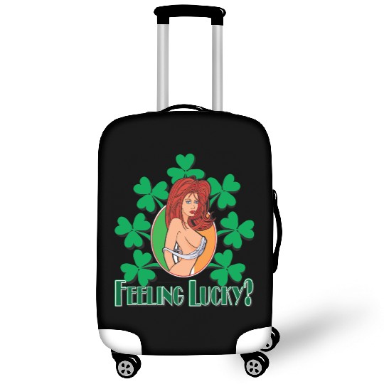 Feeling Lucky Girl Luggage Covers