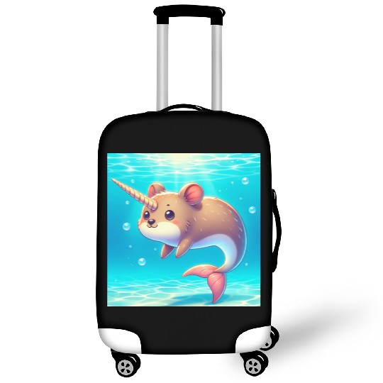 The narwhal-qoukka Luggage Covers