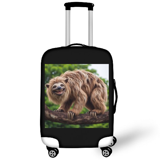 The hyena-sloth Luggage Covers