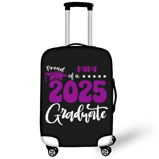 Proud Papa Graduate 2025 Senior Class of 2025 Grad Luggage Covers