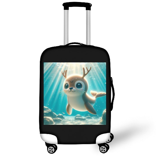 The seal-deer Luggage Covers
