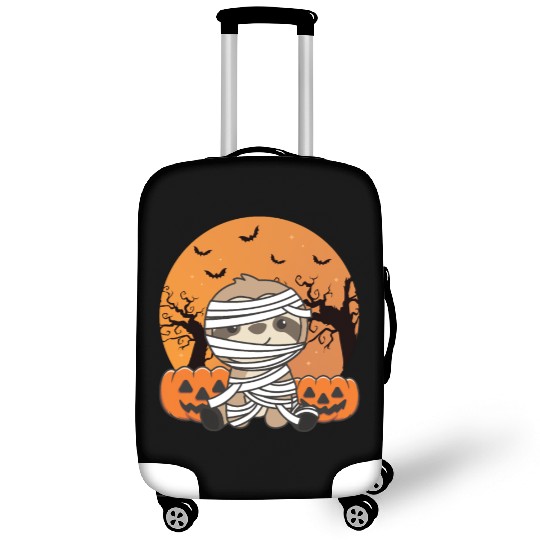 Sloth Mummy Pumpkin Sloths Happy Halloween Luggage Covers