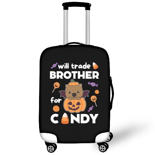 Wombat Halloween Trade Brother For Candy Luggage Covers