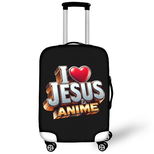 I Love Jesus & Anime Luggage Covers