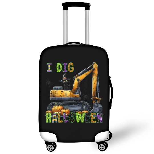 Construction Halloween Toddler I Dig Halloween Exc Luggage Covers