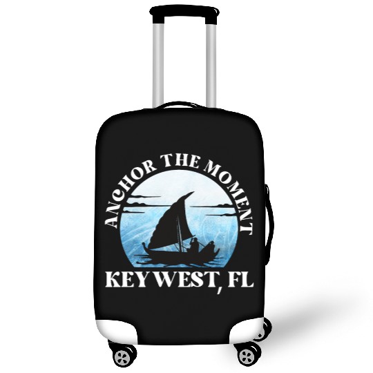 Florida ANCHOR THE MOMENT KEY-WEST, FL Vintage Luggage Covers
