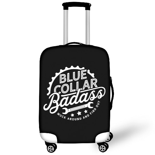 Blue Collar BadAss Working Class Hero Design Luggage Covers