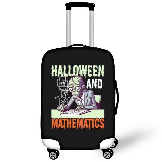 Halloween Math Teacher Halloween And Mathematics Luggage Covers