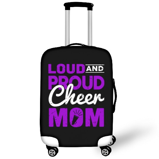Loud & Proud Cheer Mom Cheerleading Mother's Day Luggage Covers