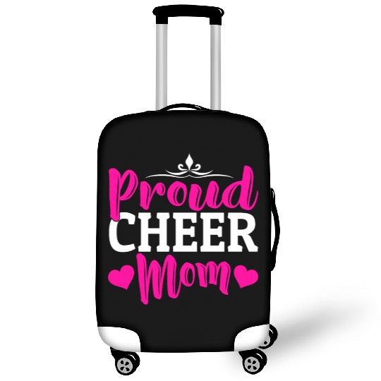 Proud Cheer Mom Cheerleading Mommy Mother's Day Luggage Covers