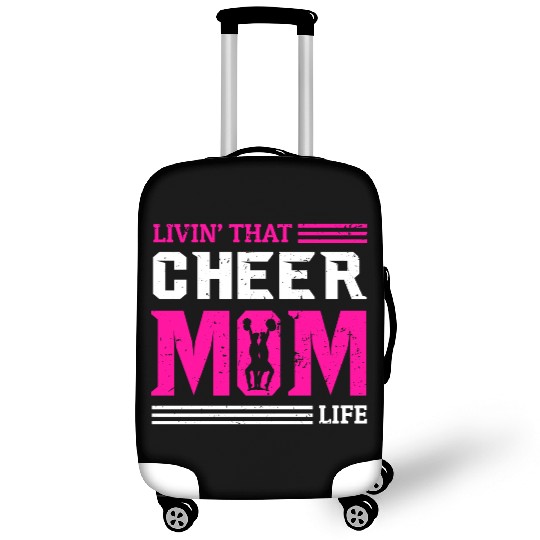 Living Cheer Mom Life Cheerleading Mother's Day Luggage Covers
