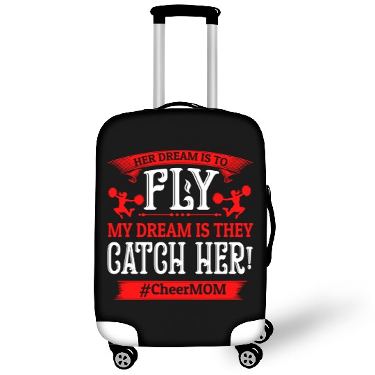 Dream Cheer Mom Cheerleading Mommy Mother's Day Luggage Covers