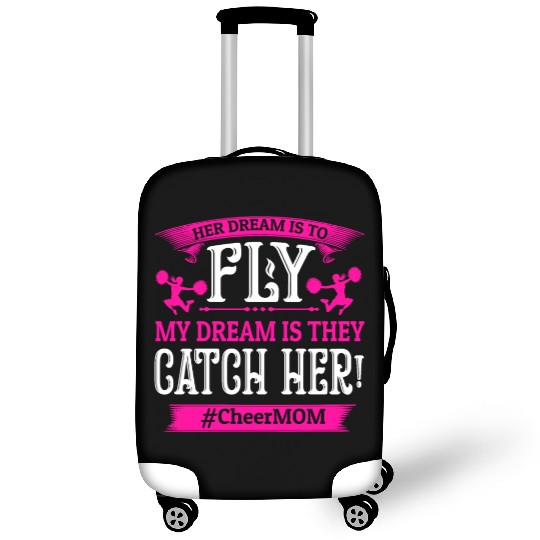 Dream Cheer Mom Cheerleading Mommy Mother's Day Luggage Covers