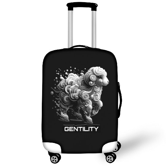 Gentle Lamb: Embrace Gentility Luggage Covers