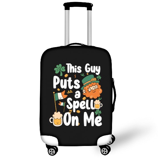 Irish Pub Shamrock Gold Belfast Luggage Covers