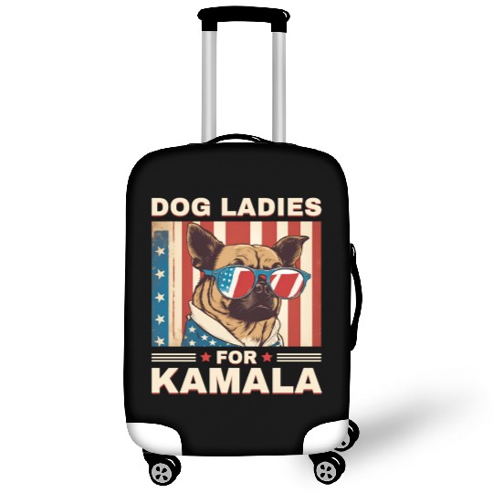 Dog Ladies For Kamala Luggage Covers