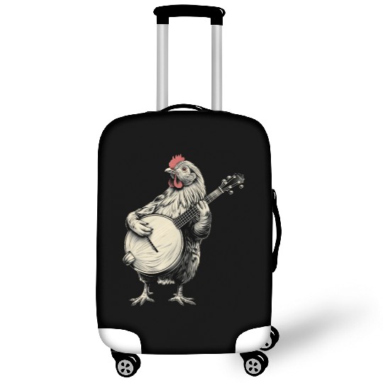 Chicken Farming Farmer Bluegrass Banjo Player Luggage Covers