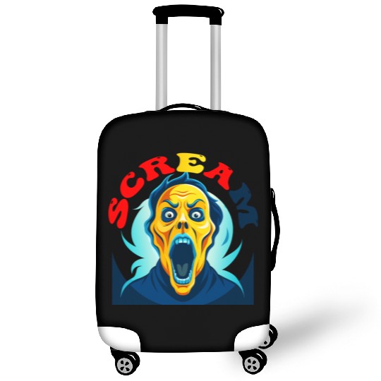 Scream Vintage Halloween Luggage Covers