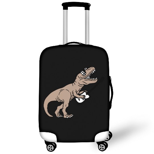 T. Rex Dino DJ Dinosaur Party Animal Plays Guitar Luggage Covers
