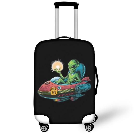 Alien in Area 51 Craft Luggage Covers
