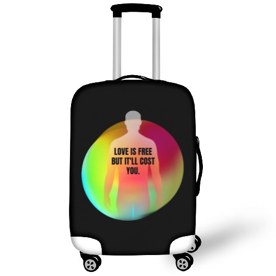 Black Neon Green Red Spiritual Chakra Luggage Covers