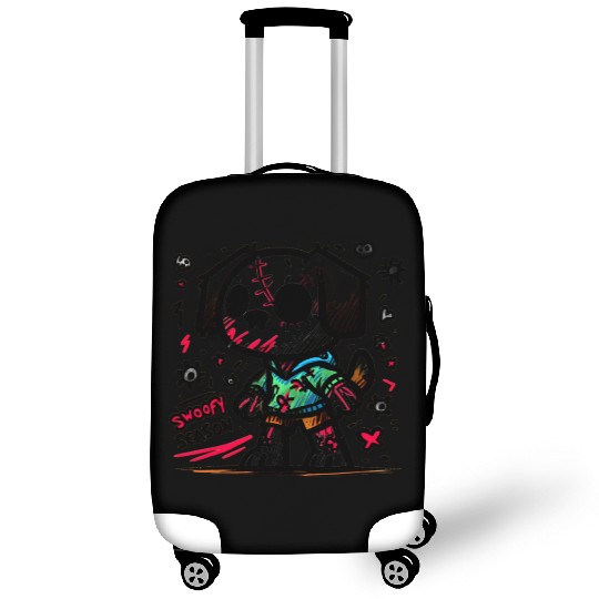 Spooky season zombie dog Luggage Covers