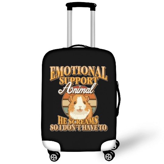 Emotional Support Animal He Screams Guinea Pig Luggage Covers