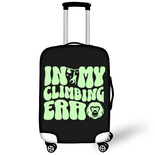 In my climbing era curvy boulderwriting bouldering Luggage Covers