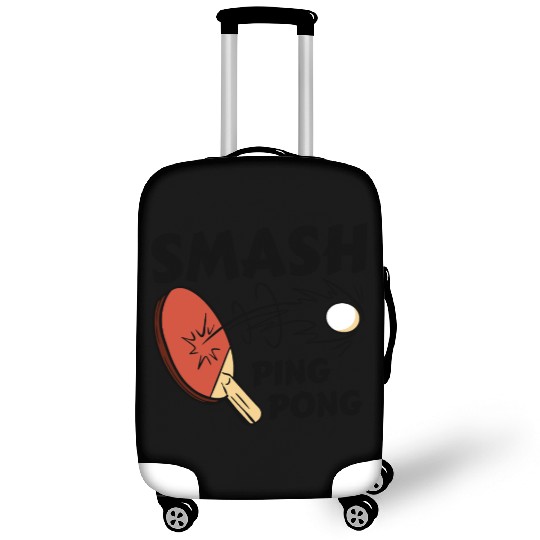 Ping Pong Paddle and Ball Smash Luggage Covers