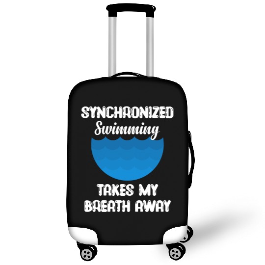 syn Synchronized Swimming Takes My Breath Away Luggage Covers
