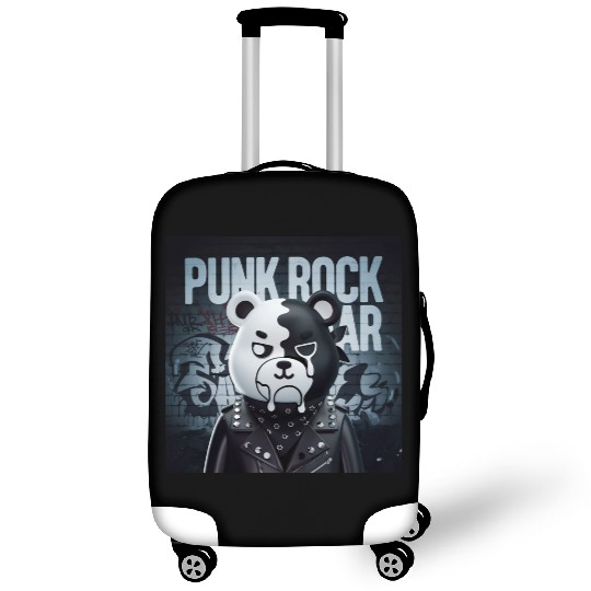 Punk Rock Bear Luggage Covers