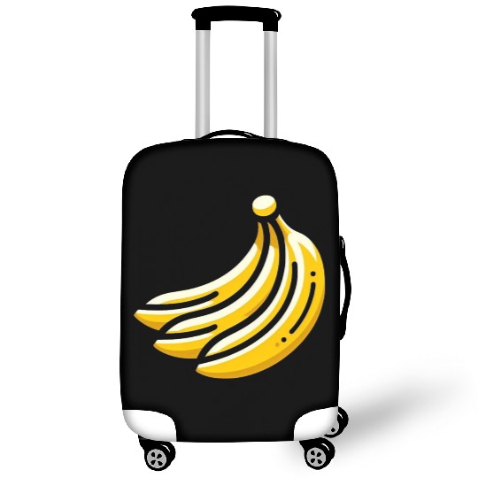 Banana minimalist bananas design food art 3 Luggage Covers