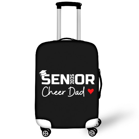 Proud Cheer Dad Of A Class Of 2025 Senior Graduate Luggage Covers