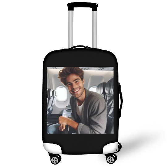 Boy Flying Solo Luggage Covers