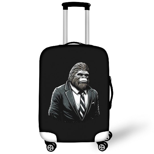 All Business Bigfoot - Funny Stylish Sasquatch Luggage Covers