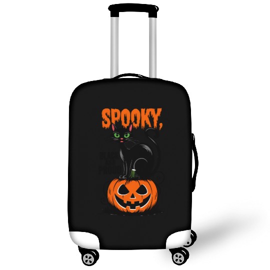 Spooky Black and Proud Luggage Covers
