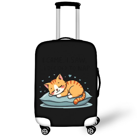 Cute Cat Nap Lover Funny Sleepy Naptime Humor Luggage Covers
