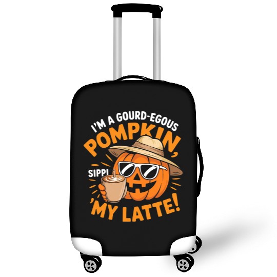 Pumpkin Spice Latte, Retro It's Fall Y'all Luggage Covers