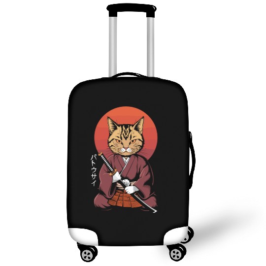 Neko Battousai Samurai Cat Classic Luggage Covers