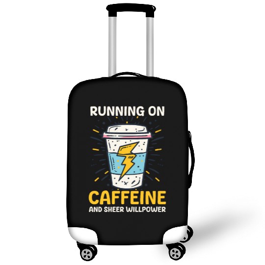 Depression Awareness Running On Caffeine Willpower Luggage Covers