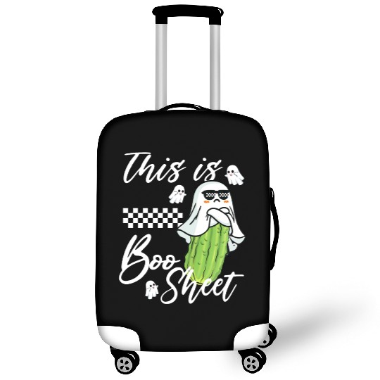 This is Boo Sheet pickle Boo funny Ghost Halloween Luggage Covers