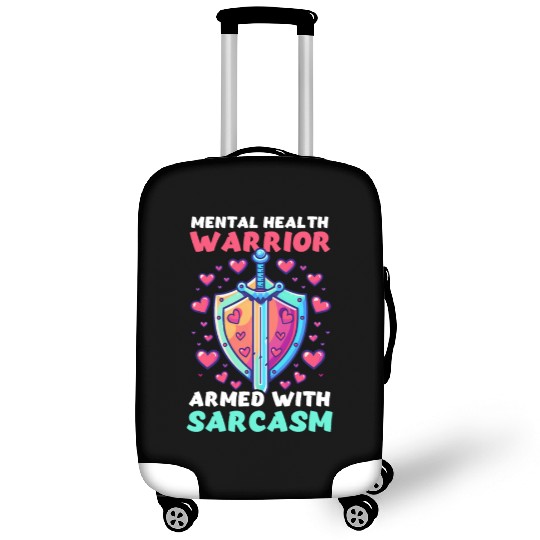 Depression Awareness Mental Health Warrior Luggage Covers