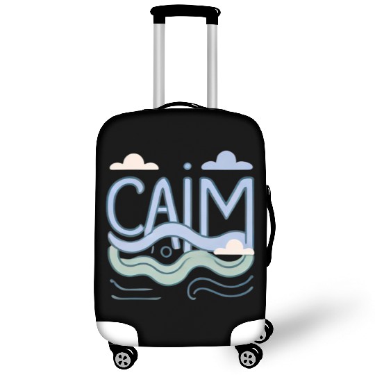 Calm: Peaceful and Minimalist Design Luggage Covers