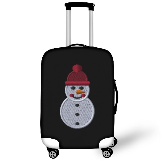 Snowman embroidered Luggage Covers