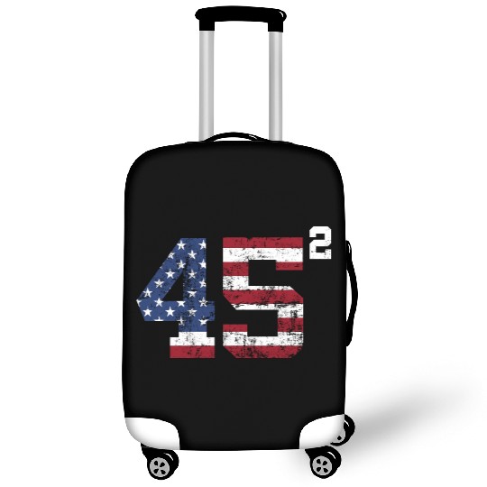 Trump 45 Squared Second Term USA Vintage Luggage Covers