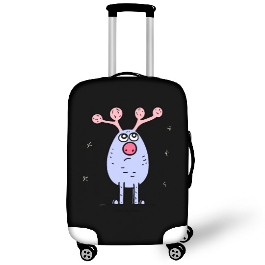 A Nice Day for the Antler Deer Luggage Covers