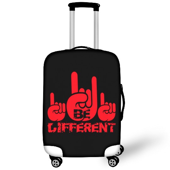 3 Be Different Heavy Metal Hard Rock Hand Gesture Luggage Covers